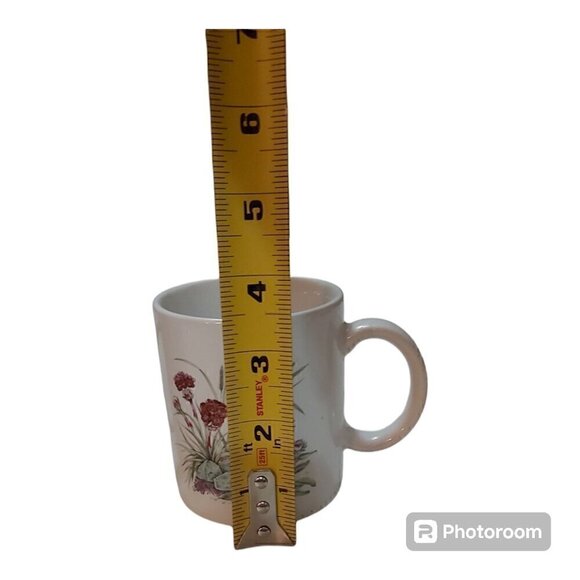 Japan Wildflower Ceramic Coffee Mugs - Floral Design, 3.5 Inches Tall - Picture 8 of 8